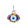 Pinnole Women's Blue Not So Evil Eye Charm