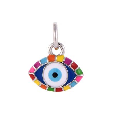 Pinnole Women's Blue Not So Evil Eye Charm