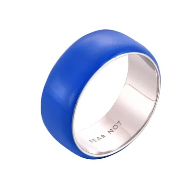 Pinnole Women's Blue Thick Ring