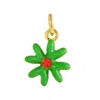 Pinnole Women's Green Gold C-lover Charm In Green