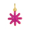 Pinnole Women's Purple Gold Playstar Charm In Pink