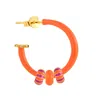 Pinnole Women's Purple / Orange Gold From Dusk Till Dawn Earring Mix In Orange