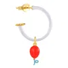 Pinnole Women's White / Red Gold Sweet Fly Earring Mix In Multi