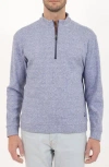 Pino By Pinoporte Men's Knit Quarter Zip Pullover In Blue