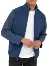 Pino By Pinoporte Men's Modern Fit Quilted Jacket In Indigo