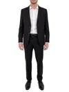 Pino By Pinoporte Men's Antony Modern Fit Wool Blend Suit In Black