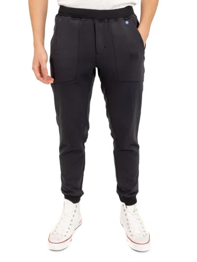 Pino By Pinoporte Men's Solid Joggers In Black