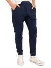 PINO BY PINOPORTE MEN'S SOLID JOGGERS