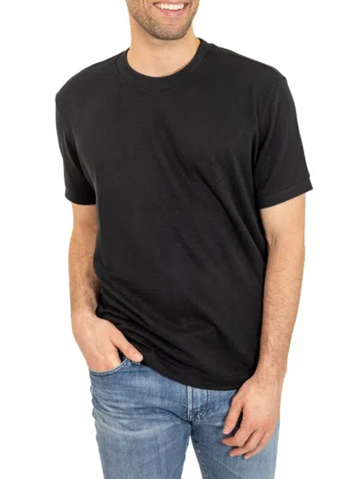 Pino By Pinoporte Men's Solid Short Sleeve Tee In Black