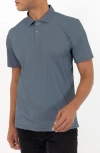 Pino By Pinoporte Men's Modern Fit 4 Way Stretch Technology Polo In Black