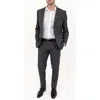Pino By Pinoporte Men's Modern Fit Wool Blend Suit In Grey