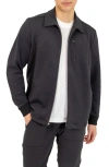 Pino By Pinoporte Stretch Cotton Blend Jacket In Black