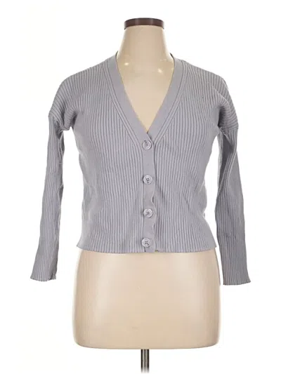 Pre-owned Pinque Cardigan Sweater In Gray