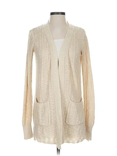 Pre-owned Pinque Cardigan Sweater In White