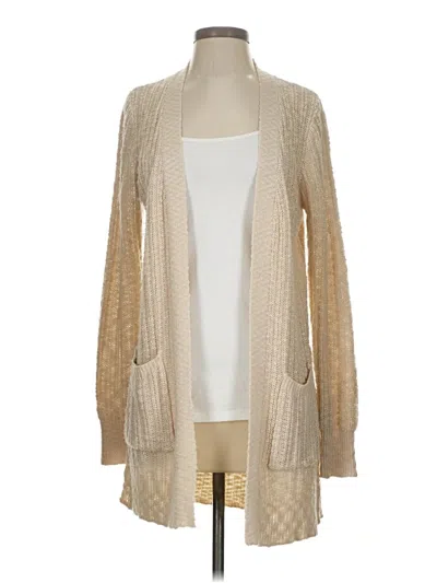 Pre-owned Pinque Cardigan Sweater In White