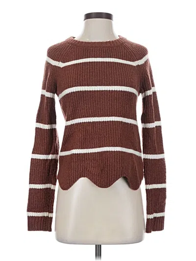 Pre-owned Pinque Pullover Sweater In Brown