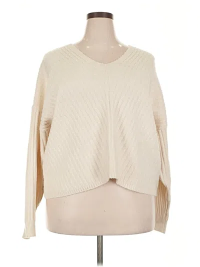 Pre-owned Pinque Pullover Sweater In White