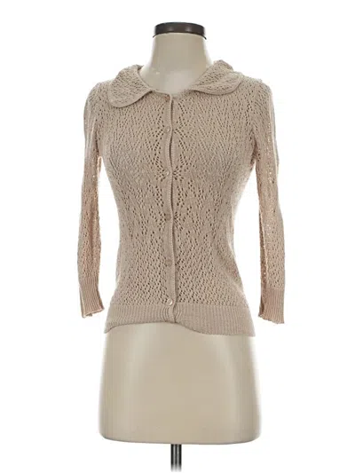 Pre-owned Pins And Needles Cardigan Sweater In Brown