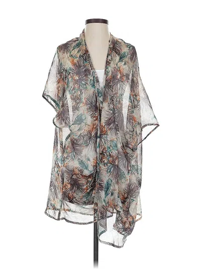 Pre-owned Pins And Needles Kimono In Gray