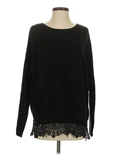 Pre-owned Pins And Needles Pullover Sweater In Black