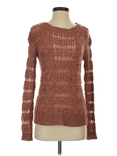 Pre-owned Pins And Needles Pullover Sweater In Brown
