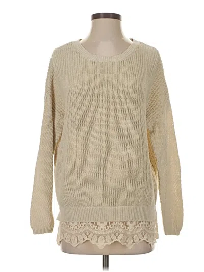 Pre-owned Pins And Needles Pullover Sweater In Brown
