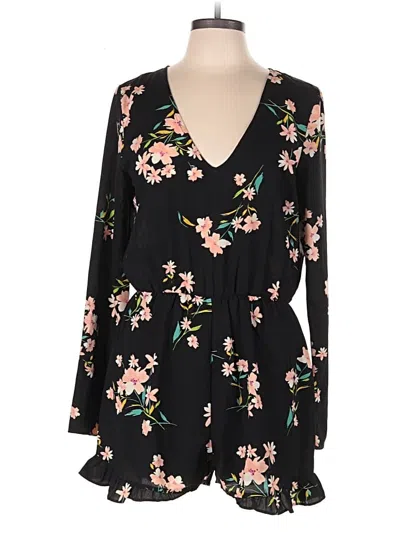 Pre-owned Pins And Needles Romper In Black