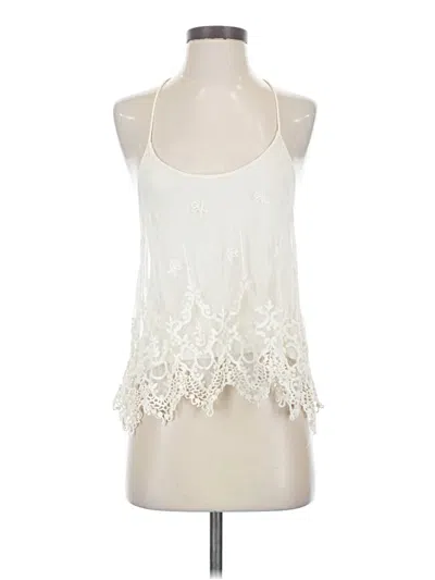 Pre-owned Pins And Needles Sleeveless Blouse In White
