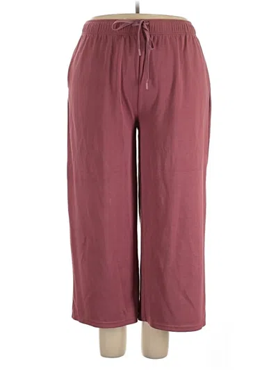 Pre-owned Pinspark Casual Pants In Burgundy