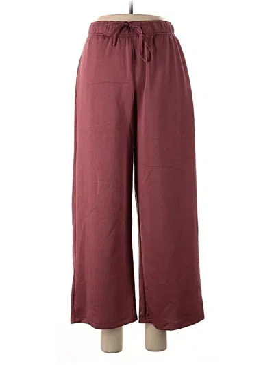 Pre-owned Pinspark Casual Pants In Burgundy