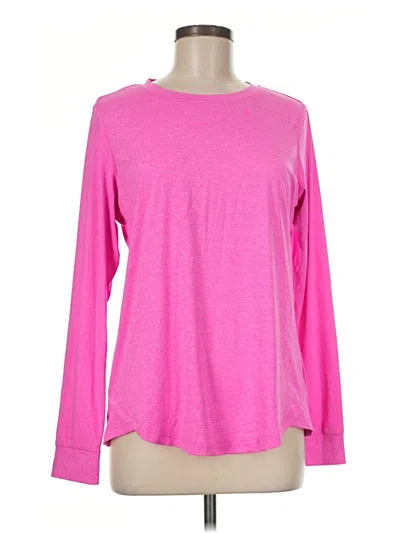 Pre-owned Pinspark Long Sleeve T-shirt In Pink