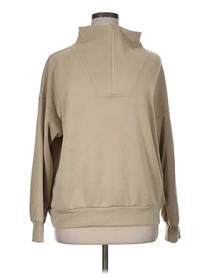Pre-owned Pinspark Long Sleeve Turtleneck In Tan