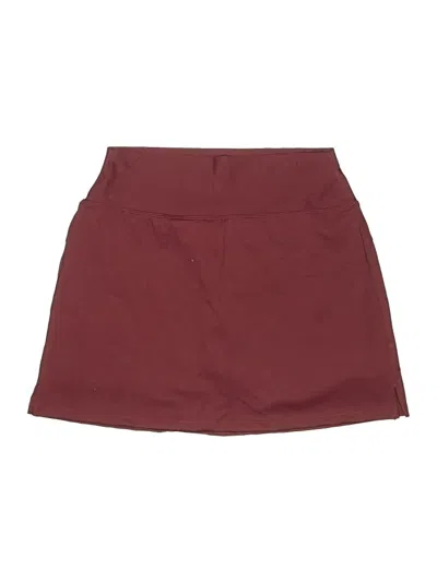 Pre-owned Pinspark Skort In Burgundy