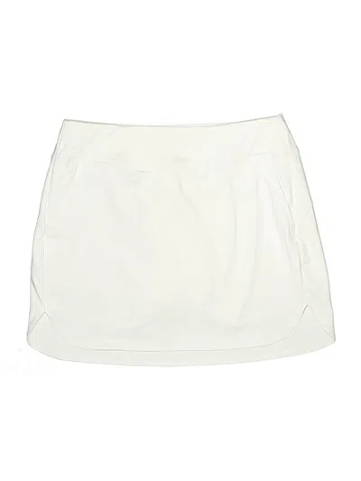 Pre-owned Pinspark Skort In Ivory