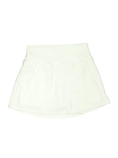 Pre-owned Pinspark Skort In Ivory