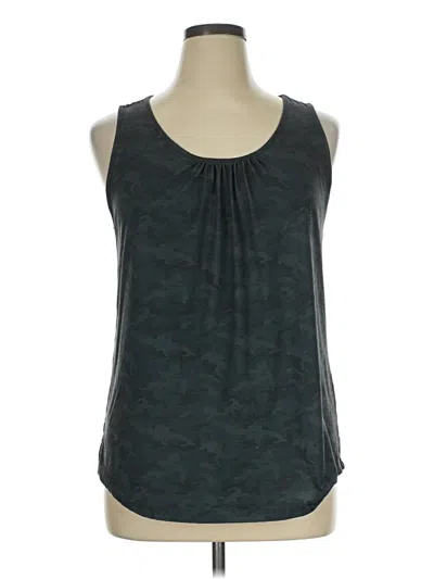 Pre-owned Pinspark Tank Top Gray Halter Neckline Tops
