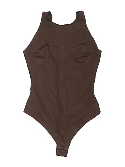 Pre-owned Pinsy Bodysuit In Brown