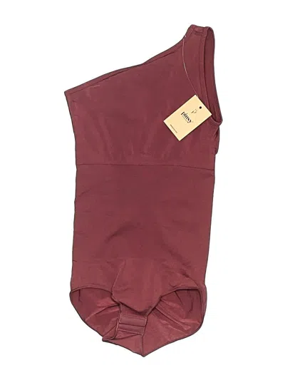 Pinsy Bodysuit In Burgundy