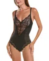 Pinsy Smoothing Lace Shapewear Bodysuit In Black
