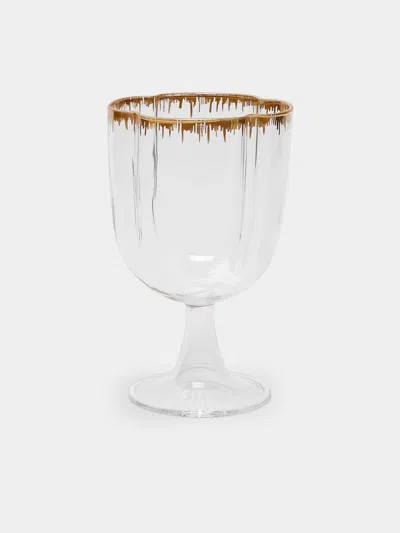 Pinto Paris Chance Hand-blown Red Wine Glass  Abask Luxury Gift