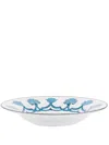 Pinto Paris Jaipur Porcelain Soup Plate In Blau