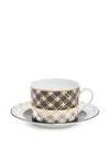 Pinto Paris Kyoto Tea Cup And Saucer In Black