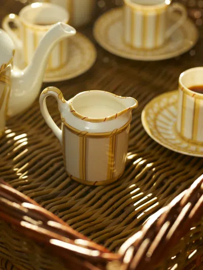 Pinto Paris Vannerie Cottage Porcelain Creamer  Abask Luxury Gift