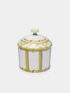 Pinto Paris Vannerie Cottage Porcelain Sugar Pot  Abask Luxury Gift