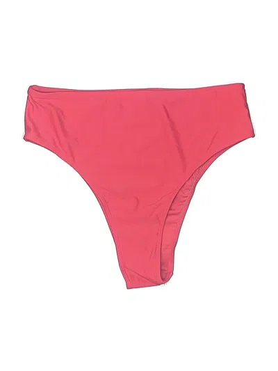 Pre-owned Pinup Fashion Swimsuit Bottoms In Pink
