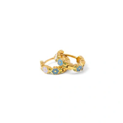 Pip Pop Kids'  Flower Hoop In Gold