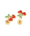 Pip Pop Cherries Stud Earrings In Multi