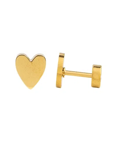 Pip Pop Kids'  Heart Stud Earrings In Red