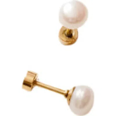Pip Pop Kids'  Pearl Stud Earrings