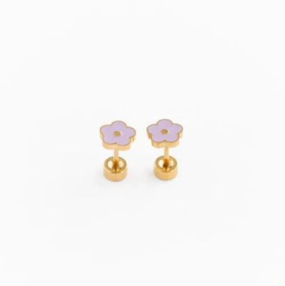 Pip Pop Kids'  Petite Flower Stud Earrings